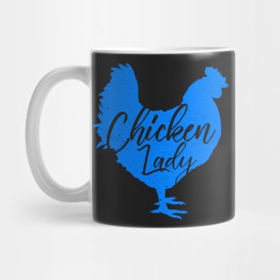 Chicken Lady for Women White Mug